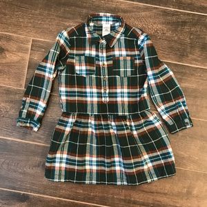 Carter’s Flannel Plaid Dress/Tunic, Size 2t